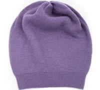 WaySoft 100% Cashmere Beanie for Women in a Gift Box, Oversized Women Beanie Hat, Ultra Violet, One Size