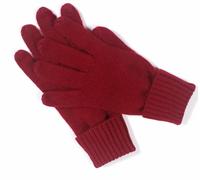 WaySoft 100% Pure Cashmere Gloves for Women with Elegant Gift Box - Luxurious Soft Winter Warmth - Perfect Fashion Accessory, Burgundy, One Size