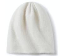 WaySoft Aspen Double Layered 100% Cashmere Beanie High-Performance Cashmere Ski Beanie, White, One Size