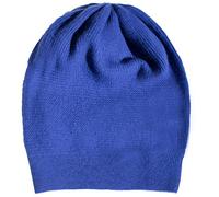 WaySoft Pure Cashmere Beanie for Women in a Gift Box, Oversized Women Beanie Hat, Warm and Luxury, (Blue)