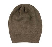 WaySoft Pure Cashmere Beanie for Women in a Gift Box, Oversized Women Beanie Hat, Warm and Luxury, (Capuccino)