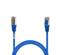 Waytex 3205 RJ45 FTP Shielded Network Patch Cable Category 5e 0.5 m blue