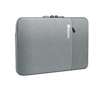Waytex 71007 Waterproof Case for Computer 15 to 15.6 Inches Shockproof Protection and Velvet Interior Light Grey, grey, Unique