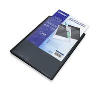 WAYTEX 931443 Document Protector A4 Customisable 60 Views 30 Pockets Polypropylene Cover Black