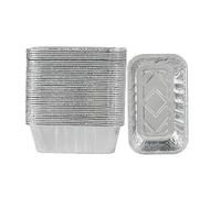Waytiffer 30 Pack 1Lb mini Loaf Pans Heavy Duty Disposable Aluminum Foil Bread Tins Standard Size - 6" X 3.5" X 2.5" Oven Safe Sturdy Small Bread Tin Pans-1 Pound Loaf Pans …