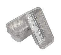 Waytiffer Loaf Pans [25 Pack] 2Lb Heavy Duty Disposable Aluminum Foil Premium Bread Tins Standard Size - 8.5" X 4.5" X 2.5" Perfect for Homemade Cakes & Breads