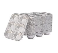 Waytiffer Muffin Pan 6-Cup Cupcake Aluminum Pans Favorite Muffin Tin Size for Baking Cupcakes - Standard Size (6-cup-20Pack)