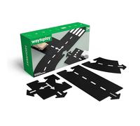 Waytoplay Highway Age 3+, 24 Piece Circuit for Toy Cars - Flexible, Indestructible, and Waterproof - Modular Car Tracks - Made in the Netherlands