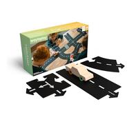 Waytoplay Highway - The Flexible Toy Road, 24 Pieces With Car, Play with Your Cars Indoor and Outdoor Made in the Netherlands