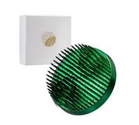Wazakura Ikebana Kenzan, Japanese Flower Holder, Made in Japan for Floral Arrangements, Round, Brass (Green 63mm)