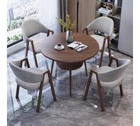 Office Conference Table Small Meeting Room Table,Table And Chair Set,Conference Table With Chairs Set Double Layer, Simple Small Round Table Kitchen Dining Table Set,Business Conference Room Coffee Ta