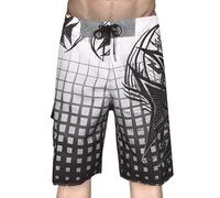 WAZHAKU Swimming Shorts Men's Long Leisure Hawaii Beach Swimming Shorts Men Comfortable Breathable Shorts 3D Print Funky Surfer Shorts with Drawstring Quick Drying Hawaiian Board Shorts Beach Shorts,