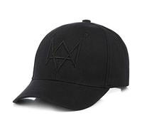 WAZHX Watch Dogs Baseball Cap Embroidery Of Aiden Pearce Hat Adjustable Mens Hats Black