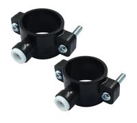 Waziaqoc 2 PCS Drain Saddle Valve with 3/8 Inch Quick Connect, Plastic Drain Saddle Valve, Water Hose Pipe Adapter for Under Sink Reverse Osmosis System
