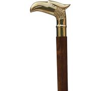Waziha Nautical Brass Eagle Head Victorian Style Gentlemen's Cane Designer Wood Walking Stick