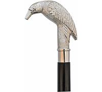 Waziha Nautical Brass Raven Head Handle Walking Stick Antique Wooden Sticks Craft Stick Nautical Cane Antique Stick