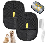 WAZNFYV 3Pcs Pet Hair Removal Glove, 2025 New Upgrade Electrostatic Gloves Pet Hair Reusable for Cats Dogs & Pets