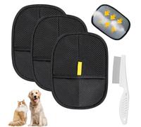 WAZNFYV 3Pcs Pet Hair Removal Glove, 2025 New Upgrade Electrostatic Gloves Pet Hair Reusable for Cats Dogs & Pets