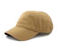 Wazoo Cache Cap | Travel, Tactical & Everyday Carry Cap | 6 Hidden Pockets for Emergency Cash, Documents, Keys and Tools, Coyote Brown, One Size-Large