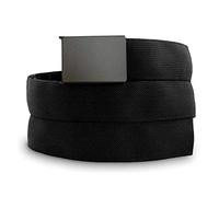 Wazoo Survival Gear Cache Belt, Anti-Theft Everyday Carry Belt for Travel and Outdoors, Black, Medium