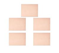WAZUBC 5 Pcs FR4 Single Sided Blank Circuit Boards, PCB Copper Clad Board for Hobbyists and Experimentation (10 * 15CM)