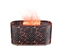 WAZUBC Essential Oil Diffuser, 160ml Room Humidifier Oil Aroma 7 LED Colour Night Lights Two Spray Diffuser Essential Oil Humidifier for Home Office Bedroom (Red)