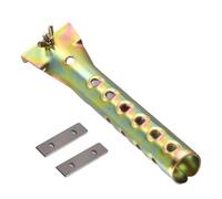 WAZUBC General Purpose Carbide Paint Scraper, Paint Scraper Tool with 2 Pcs Double-Sided Blades for Removing Paint Glue Wood Rust