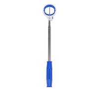 WAZUBC Golf Ball Retriever, Telescopic Golf Ball Retriever Telescopic Scoop Saver Locking Stainless Steel Shaft Pick Up Tool Golf Ball Putter Grabber Claw Sucker Tool (Blue)