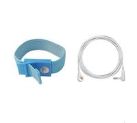 WAZUBC Grounding Wrist Strap, Grounding Wrist Band Grounding Wires Grounding Bracelet with Grounding Cord Earth Connected Grounding Wristband for Sleep (Blue)