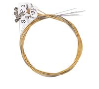 WAZUBC Lyre Harp String, Brass Nylon Metal Lyre String Melodious Lyre Harp Strings Brass for Lyra Harp Harpsichord Dulcimer Zither String (19 Strings)