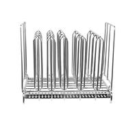 WAZUBC Sous Vide Stainless Steel Sous Vide Rack, Adjustable Stainless Steel Upright Rack for Cooking for Fish and Meat, Sous-Vide