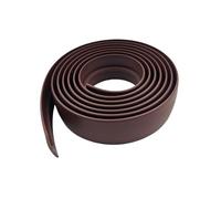 WAZUBC T Molding Floor Transition Strips, 5cm×3m PVC Self Adhesive Floor Edge Trim Flat Divider Strip for Joining Floor Gaps,Carpet,Tiles (Brown)