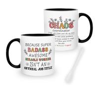 Wazzio Thank You Gifts, Chaos Coordinator Gifts for Women Men Boss Coworkers Manager Colleague, Appreciation Birthday Gift Ideas, 11 Oz Chaos Coordinator Mug, 1pcs