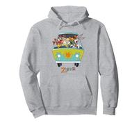 WB 100: Looney Tunes Scooby-Doo mashup Pullover Hoodie, Adult Unisex, Heather Grey, Small