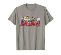 WB 100: Looney Tunes Superman Mashup Group Bugs, Taz, Daffy T-Shirt
