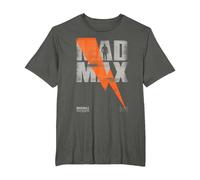 WB 100: Mad Max The Road Warrior Lightning Bolt T-Shirt, Men's Big and Tall, Asphalt Grey, 3X Tall