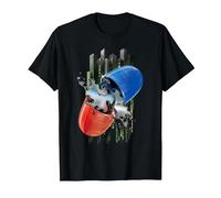 WB 100: The Matrix Red or Blue Pill T-Shirt, Men, Black, 4X-Large
