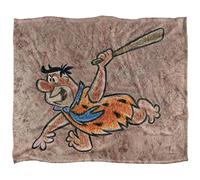 Wb 100Th Fred Flintstone Stone Wall Drawing Silky Touch Super Soft Throw Blanket 152 X 127 Cm