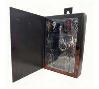 WB NECA Scream: Ghostface Killer Cloth Deluxe Edition 7-Inch Action Figure, PVC Main Material, Perfect for Halloween