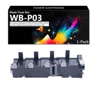WB-P03 (A1AU0Y3/A1AU0Y1) Waste Toner Box Compatible Replacement for Konica Minolta Bizhub C25C35 C35P C3110 C3100P C3730DN C4750DN C4750EN C4790 C4795 Printer,Black