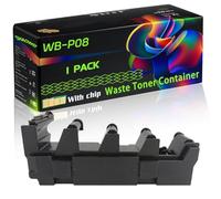 WB-P08 Compatible for Konica Minolta Waste Toner Container with Chip BizHub C3300i C3350i C4000i C3320i C3351i Printers (1 Pack Black)