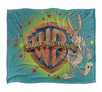 WB Shield Bugs Bunny Color Silky Touch Super Soft Throw Blanket 152 X 127 cm, White