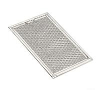 WB06X10309 Microwave Grease Filter, 127x194mm Aluminum Mesh Replacement Part for Kitchen Ventilation, Silver