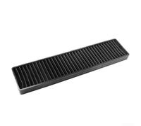 WB06X10807 Microwave Charcoal Filter Replacement for GE Ovens - Efficient Odour Removal & Air Purification - Heat Resistant Grease Trap - Kitchen Appliance Part - 11x2.56 Inch Black (2 Pack)(1 PCS)