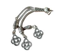WBANGIAO Antique Silver Plated Necklace Connectors Metal Brushes Pendant Accessories Handmade Jewelry Making Supplies, Approx.8-10cm/3.14-3.93inch