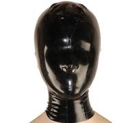 WBAODAN Latex Hood Rubber Head Mask Handmade for Club Cosplay Halloween Latex Head Cover(Size:S-53CM)