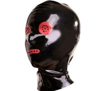 WBAODAN Unisex Latex Hood Mask Rubber Head Cover for Halloween Party Cosplay Costume Headwear(Size:M-57CM)