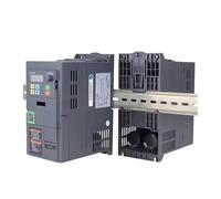 WBBAYDRFR 220V 1PH to 3PH VFD 0.4KW 0.75KW 1.5KW 2.2KW 3KW Variable Frequency Drive Converter Inverter Vector Motor Speed Controller(0.4KW)