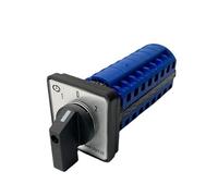 WBBAYDRFR 3-Position ON-Off-ON 8-Pole 20A LW26-20/8 LW28 YMW26 Reverse Dual Power Supply Rotary Combination Selection cam Switch(Customize)