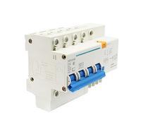 WBBAYDRFR 4P DZ47-63LE Circuit Breakers Dc 12v Reset Earth Leakage Air Switches Overload 1Pcs(3A)